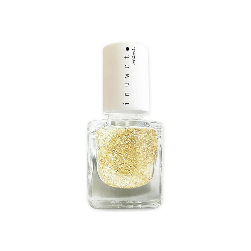 Mini vernis à l'eau Doré à paillettes parfum papaye