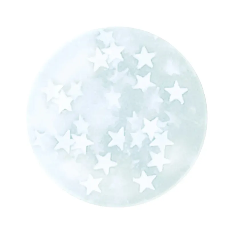 Mini vernis à l'eau top-coat Étoiles transparent