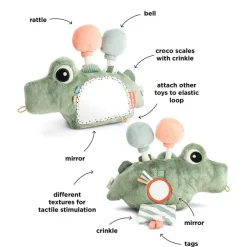 Miroir de sol d'éveil & d'activité Croco Vert