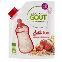 Mélange de céréales infantiles à la fraise bio - 200g