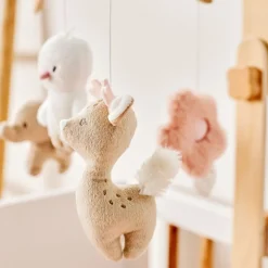 Mobile musicale en bois - Fanfan - Rose