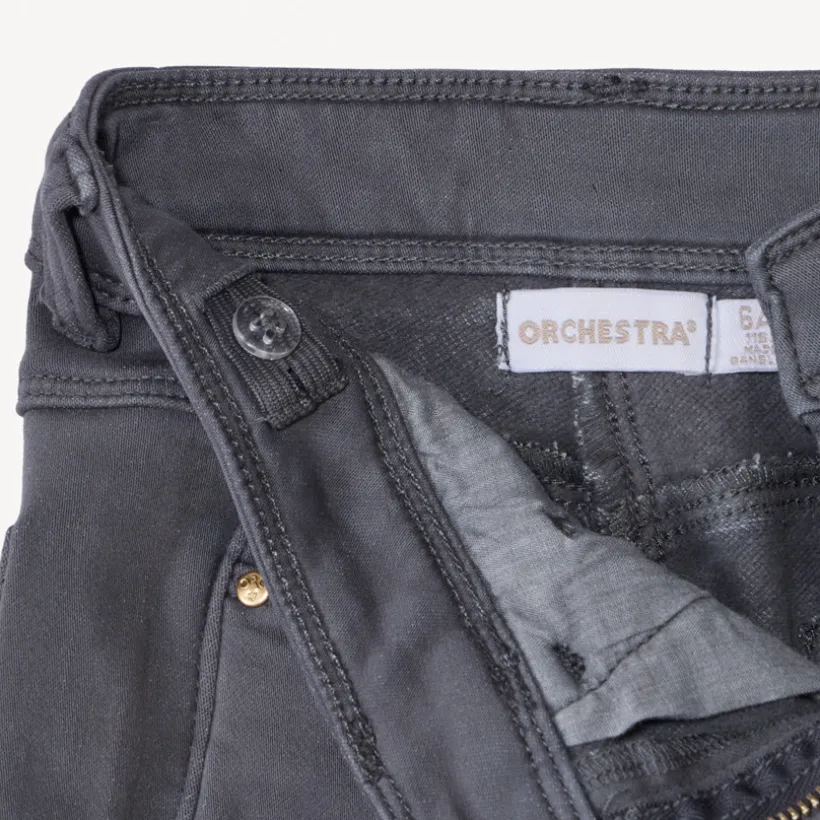 Mom jean effet denim pour fille
