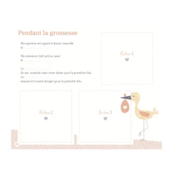 Mon album de naissance et de mes premières fois Fille