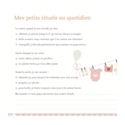 Mon album de naissance et de mes premières fois Fille