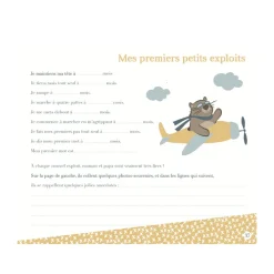 Mon album de naissance et de mes premières fois Garçon