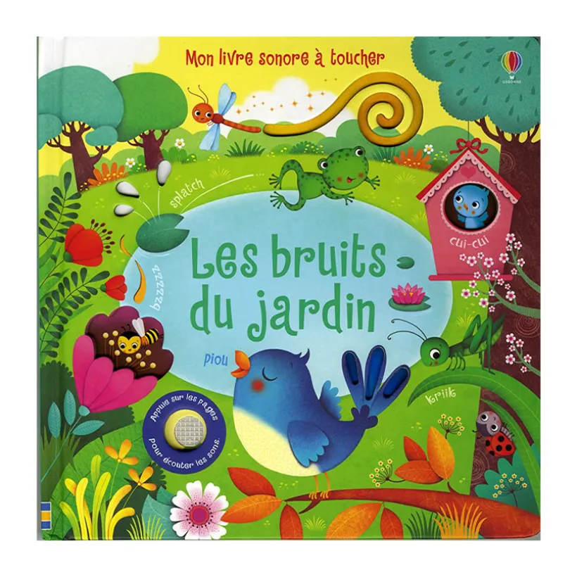 Mon livre sonore à toucher Les bruits du jardin