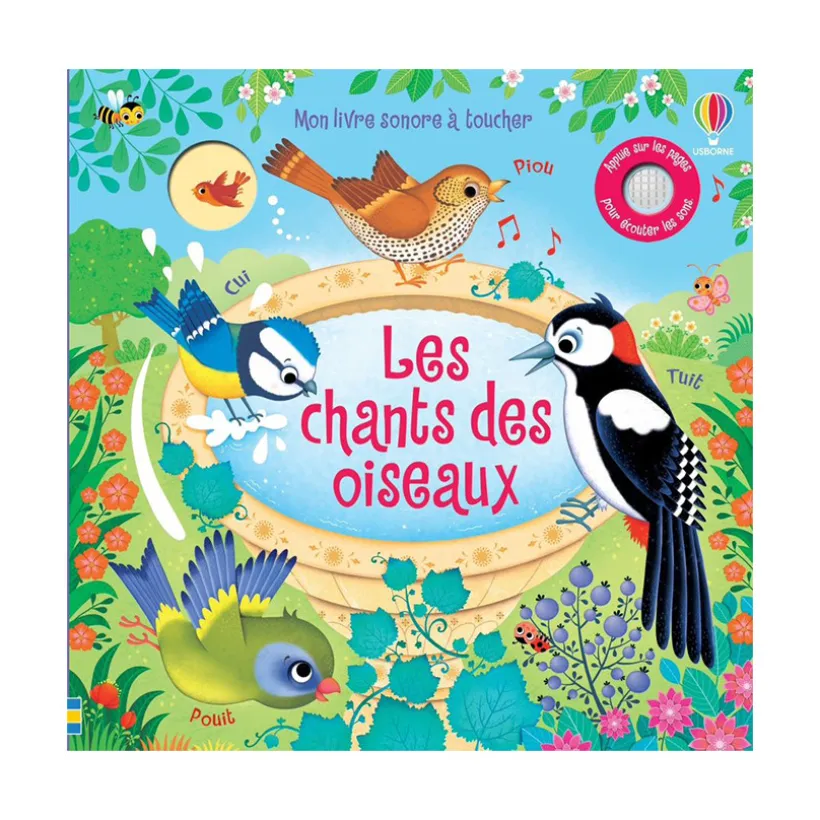 Mon livre sonore à toucher - Les chants des oiseaux