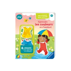 Mon premier livre aimanté - Apprendre les couleurs en s'habillant