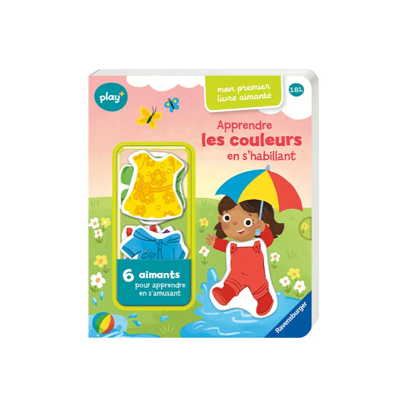 Mon premier livre aimanté - Apprendre les couleurs en s'habillant