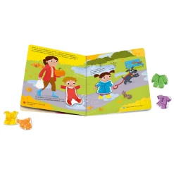 Mon premier livre aimanté - Apprendre les couleurs en s'habillant