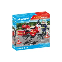Moto de pompier avec personnage Playmobil