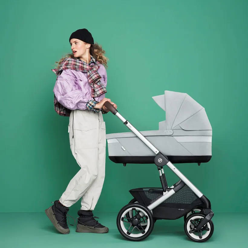 Nacelle Cot S Lux stone grey