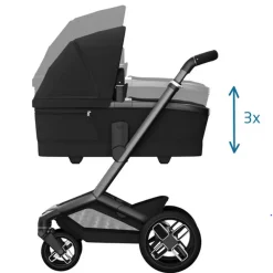 Nacelle poussette Fame Twillic Black