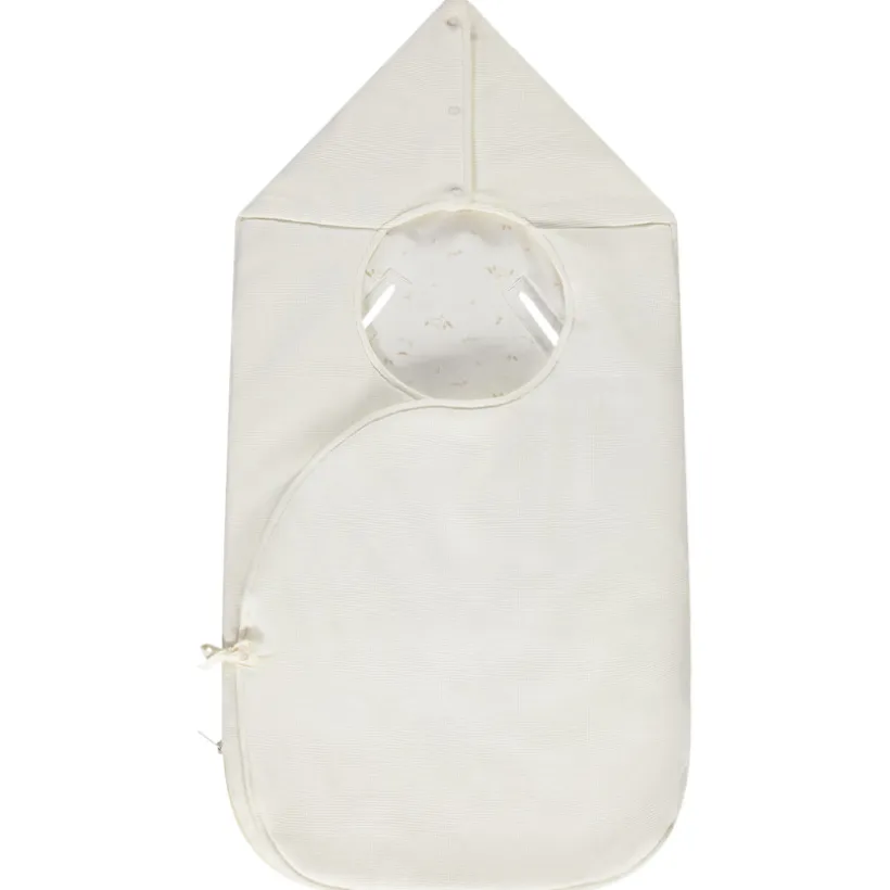 Nid d'ange effet nid d'abeille et doublure imprimée pour bébé