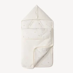 Nid d'ange en velours à doublure imprimée pour bébé