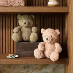 Nounours en bouclettes Teddy Bear olive green