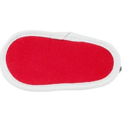 Nu-pieds souples aspect cuir à scratchs