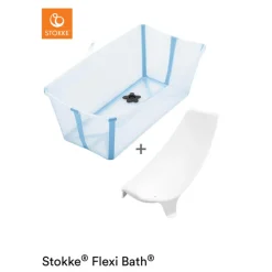 Pack baignoire Flexi Bath + transat ocean blue