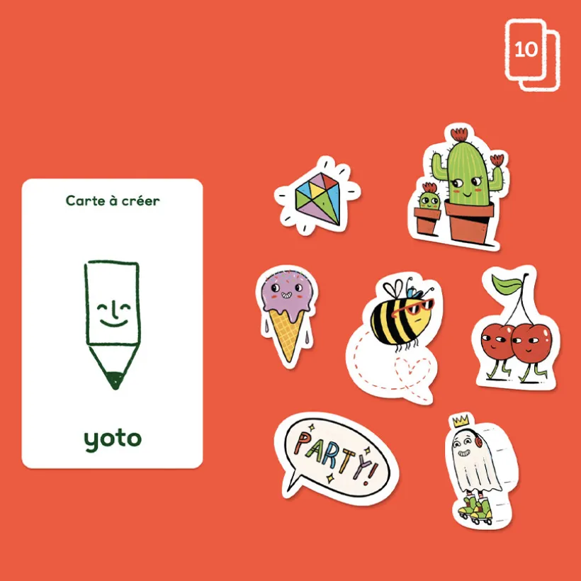 Pack de 5 cartes à écouter "Cartes à créer"