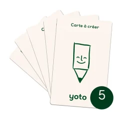 Pack de 5 cartes à écouter