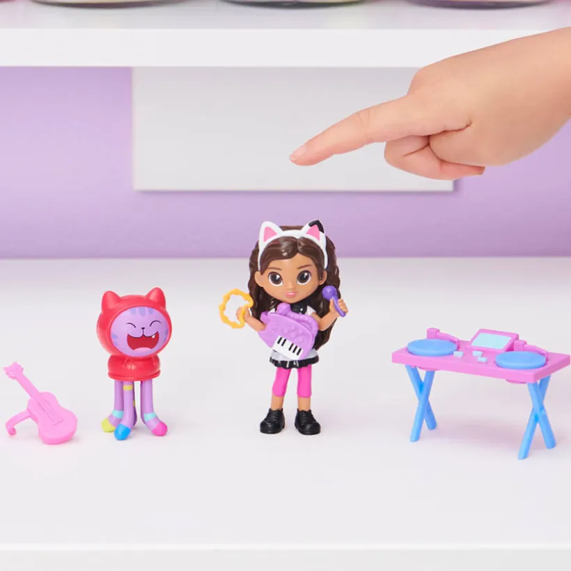 Pack de 2 figurines + accessoires Gabby et la Maison Magique (modèle aléatoire)