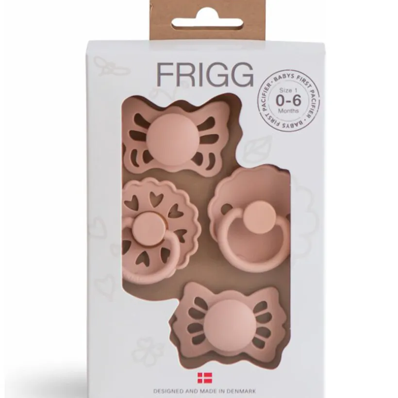 Pack de 4 Sucettes "Première sucette de bébé" Pacifier Blush