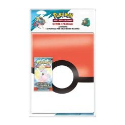 Pack portfolio + booster Pokémon Aventures Ensemble (modèle aléatoire)