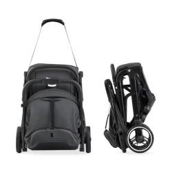Pack poussette Travel N Care Plus black avec volant pour bébé