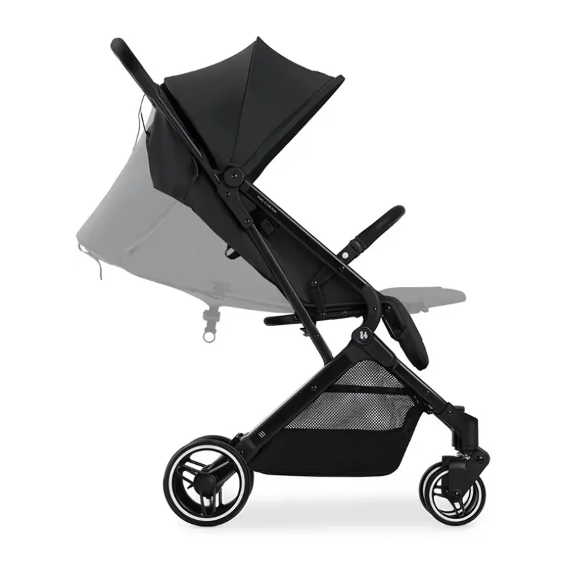 Pack poussette Travel N Care Plus black avec volant pour bébé
