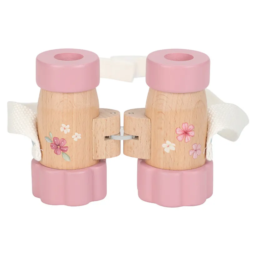 Paire de jumelles en bois Fairy Garden - Rose