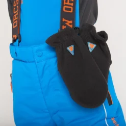 Paire de moufles uni en micropolaire pour garçon
