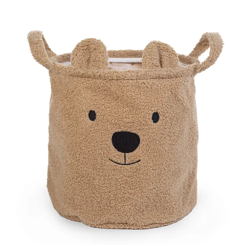 Panier de rangement Teddy 30 x 30 x 30cm - Beige