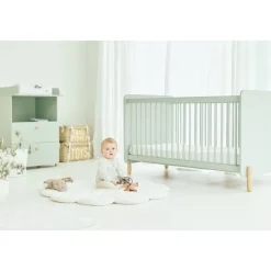 Paniers de rangement sous forme de coffres en Rotin Jaune 2pcs