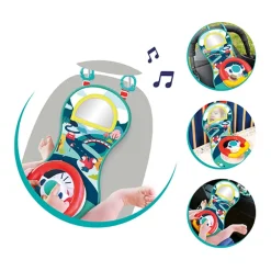 Panneau d'activité pour voiture avec volant sonore