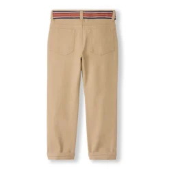 Pantalon avec ceinture à double boucle pour garçon
