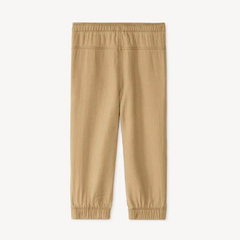 Pantalon bébé garçon coupe jogger uni