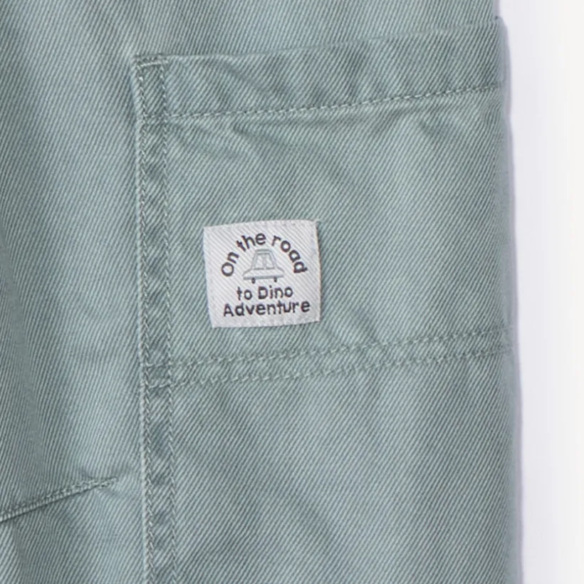 Pantalon cargo en toile doublée pour bébé garçon