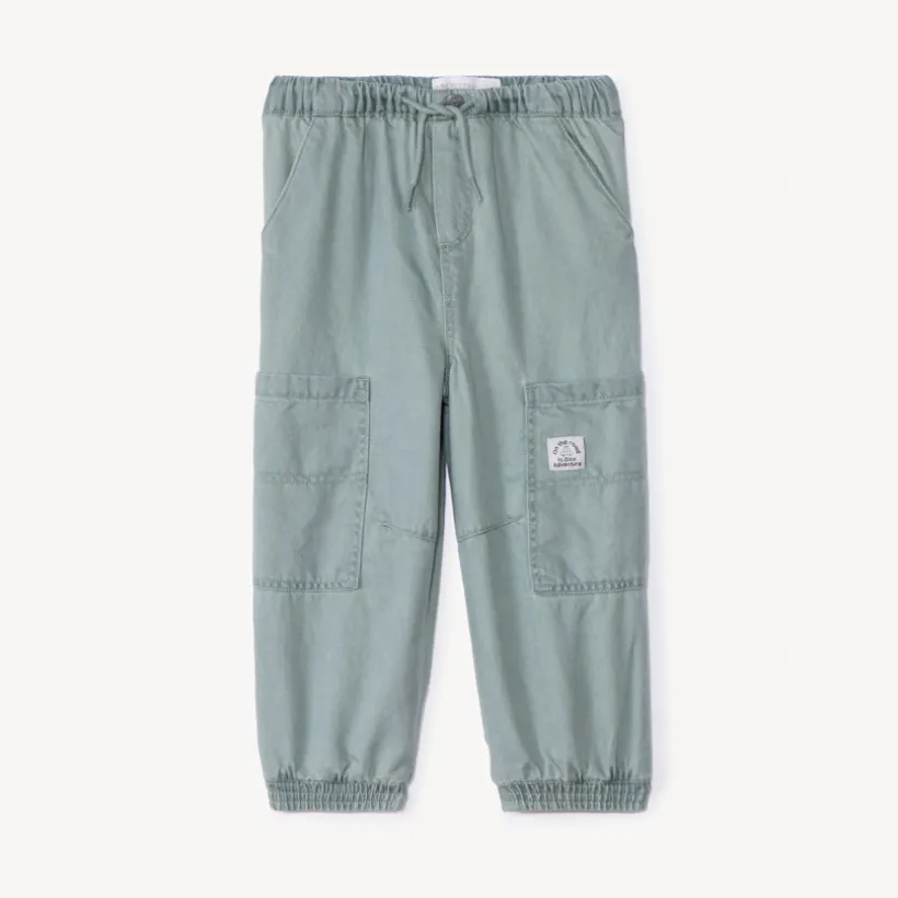 Pantalon cargo en toile doublée pour bébé garçon