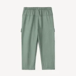 Pantalon cargo en toile unie pour bébé garçon