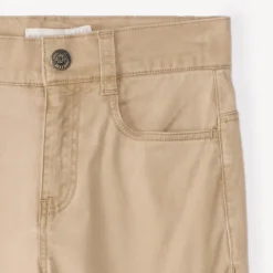Pantalon cargo en toile unie pour garçon
