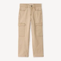 Pantalon cargo en toile unie pour garçon