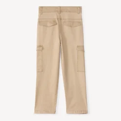 Pantalon cargo en toile unie pour garçon