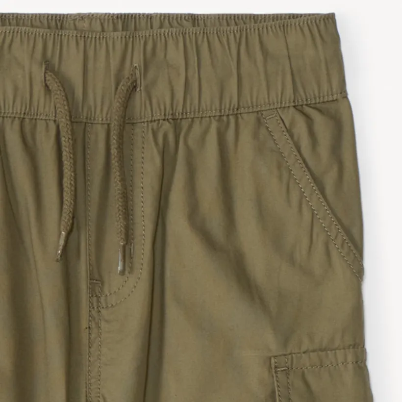 Pantalon cargo style parachute à poches pour garçon