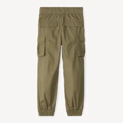 Pantalon cargo style parachute à poches pour garçon