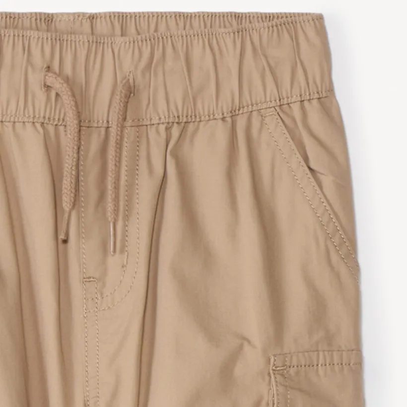 Pantalon cargo style parachute à poches pour garçon