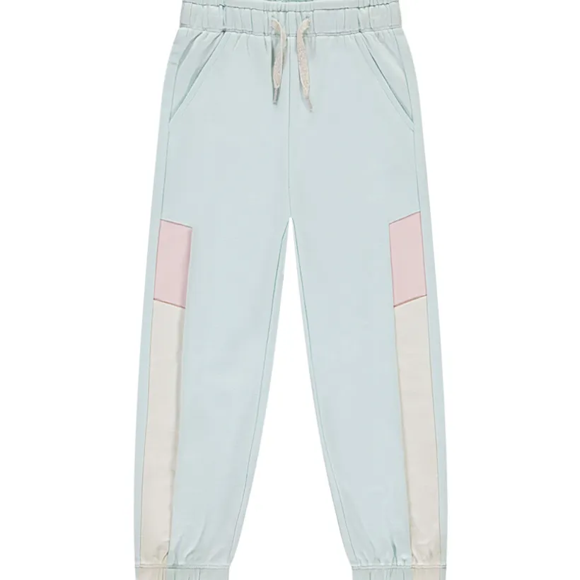 Pantalon de jogging effet colorblock pour fille