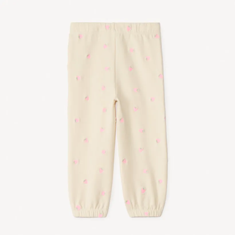 Pantalon de jogging en molleton broderie fantaisie pour bébé fille