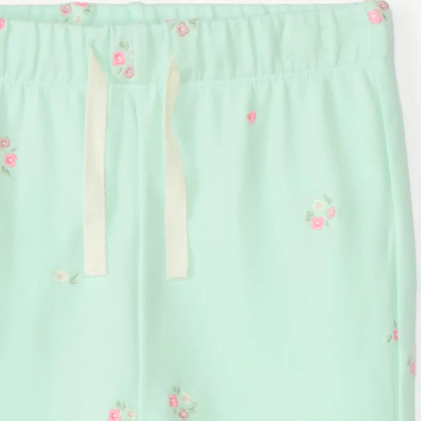 Pantalon de jogging en molleton broderie fantaisie pour bébé fille