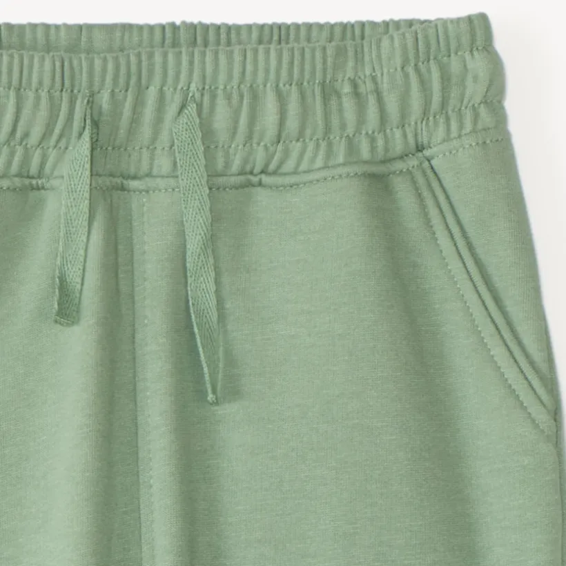 Pantalon de jogging fille en molleton uni