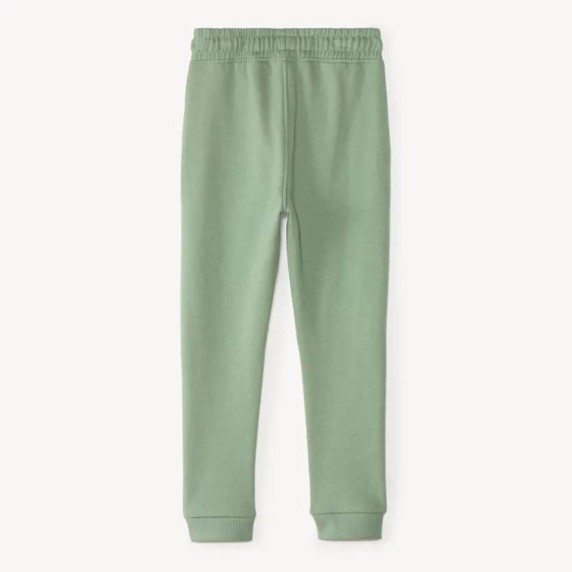 Pantalon de jogging fille en molleton uni